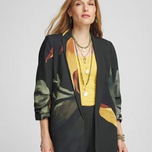 Chico's Primordial Forest Blazer Jacket NWT US 14